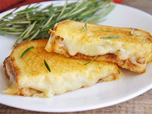 Rosemary Apple Butter Grilled Cheese Sandwich