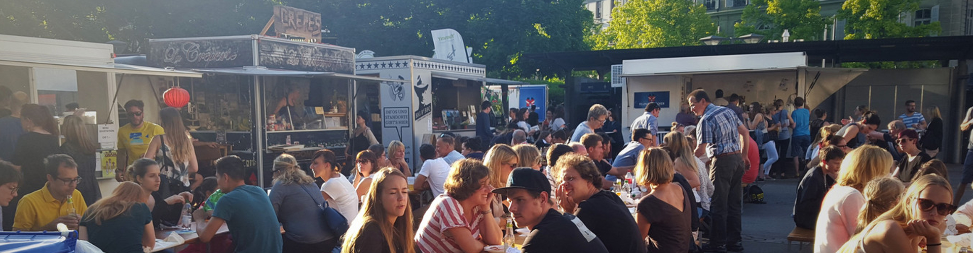 Das Foodtruck Happening in Freiburg Anfangs Juni 2018